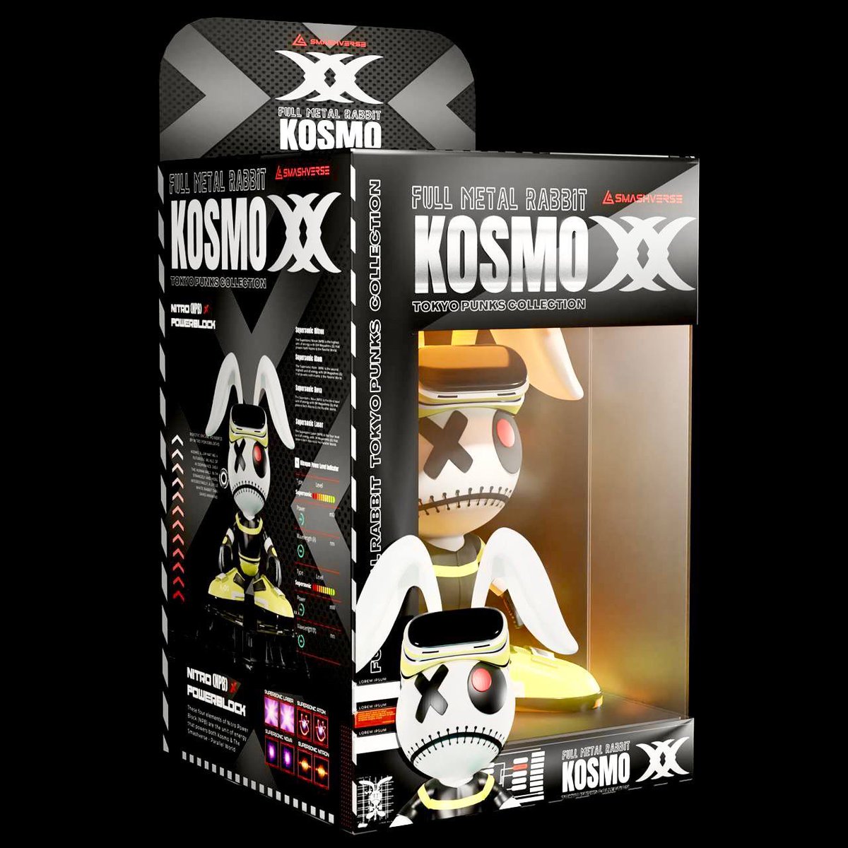 FMRKOSMO's tweet photo. Full Metal Rabbit -KOSMO 3D Mystery Box Sneak Preview ! https://t.co/ND71UXH9kh