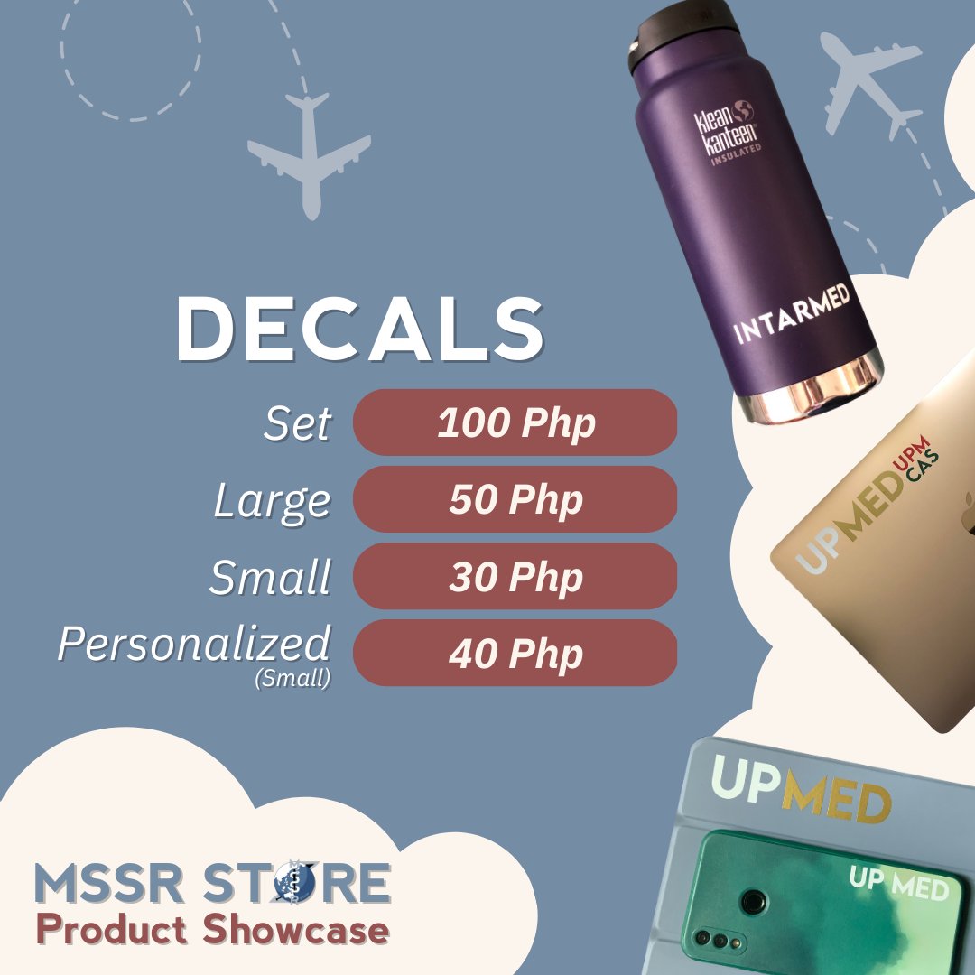 upmssr's tweet photo. Choose to flaunt your MSSR love by purchasing an enamel pin of our logo, or our Sticker Set that depict the essence of UP MSSR! 🌎 

Browse other MSSR Store accessories and products via 👇
https://t.co/BYPcUjgEPE

What are you waiting for? It’s time to #DoMoreBuyMore 🛍️🛒 https://t.co/Fe5NKLqoco