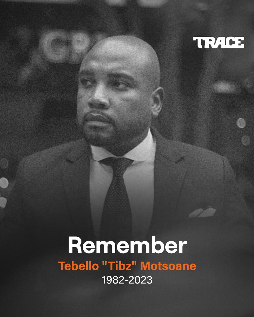 TRACE_Inter's tweet photo. RIP Tebello “Tibz” Motsoane 🕊

We are extremely saddened by the tragic passing of Tibz. Our deepest condolences to his loved ones during this difficult time 💚 https://t.co/y9hgH1k8fc
