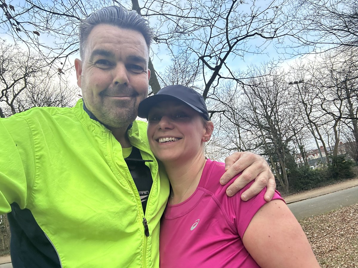 Andy_Jonesy's tweet photo. Parkrun #58 completed this morning, 13 weeks post transplant. Stace wanted to try running again so we did some interval running and were made up with less than 45 mins #parkrun #surgeryrecovery #KidneyDisease #ckd #transplan https://t.co/PcysdZTRjI