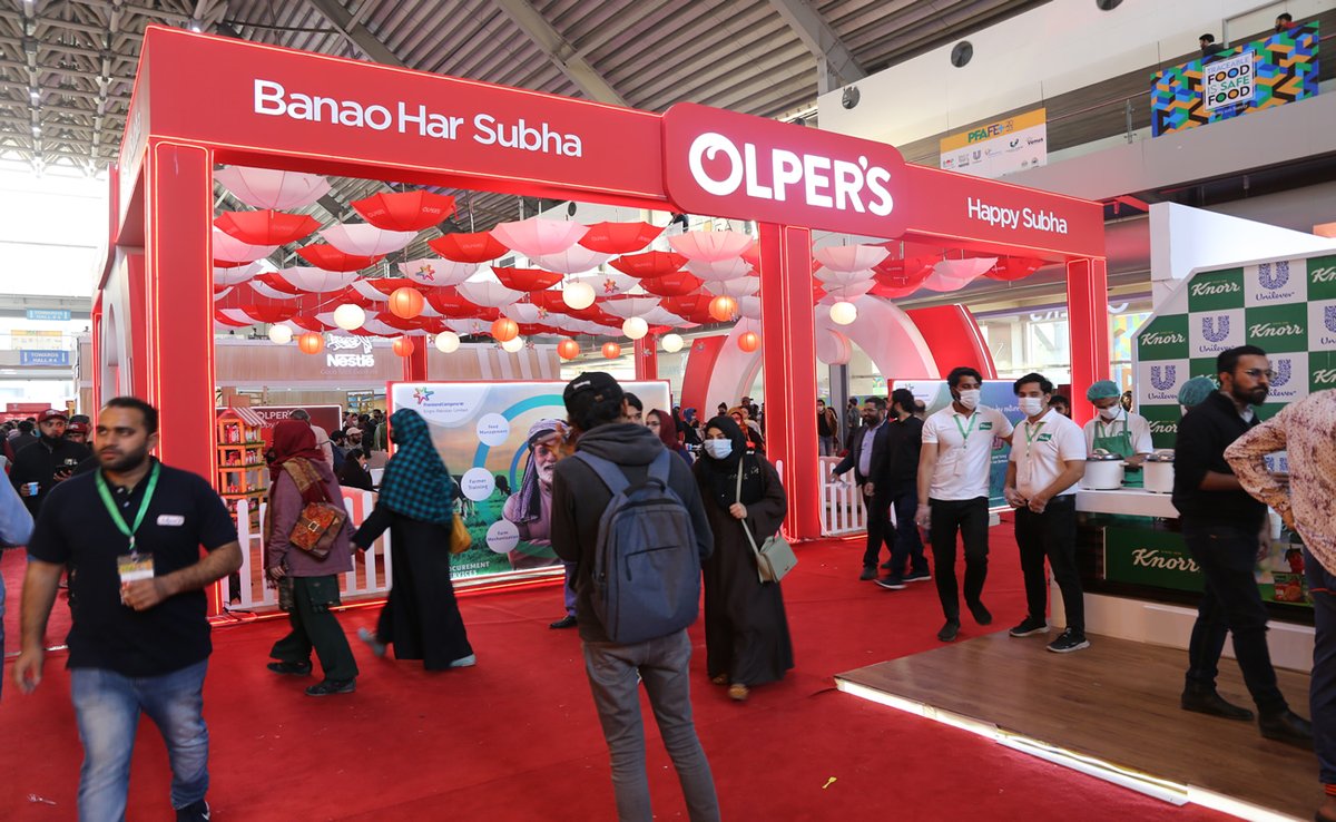 CentresExpo's tweet photo. Food Expo Plus-2023
Mark the Dates starting from 10th till 12th Feb 2023
Venue: Hall-3 at Expo Center Lahore
Highlights of Day-2
#PFA #PunjabFoodAuthority #foodlover #food #foodblogger
#PFAFE #mcdonalds #KFC #BunduKhan #olpers #Mezan #PunjabBank #foodcourt #foodcourtdesign https://t.co/7ibpIGfoZI