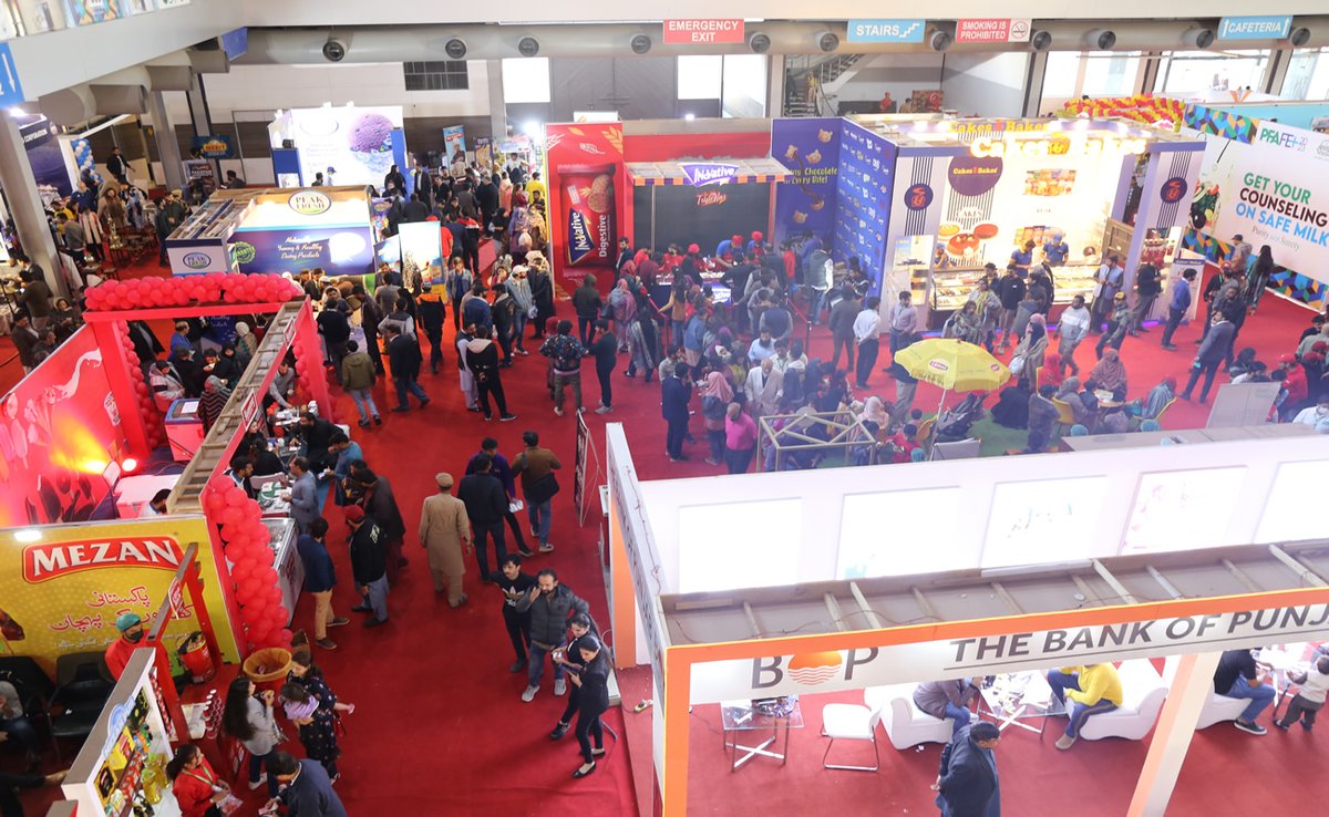 CentresExpo's tweet photo. Food Expo Plus-2023
Mark the Dates starting from 10th till 12th Feb 2023
Venue: Hall-3 at Expo Center Lahore
Highlights of Day-2
#PFA #PunjabFoodAuthority #foodlover #food #foodblogger
#PFAFE #mcdonalds #KFC #BunduKhan #olpers #Mezan #PunjabBank #foodcourt #foodcourtdesign https://t.co/7ibpIGfoZI