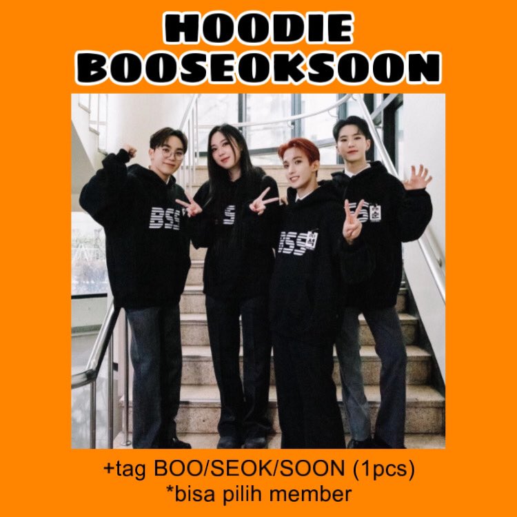 azhaiff's tweet photo. [PO HOODIE BOOSEOKSOON (BSS)]
🗓️close: 26 FEB 2023
💰180.000
+TAG NAMA BOO/SEOK/SOON (1pcs, bisa pilih)
+FREE 2pcs pc BSS
.
💰bisa DP 60.000
.
❣️BAHAN COTTON FLEECE
❣️BISA request tanpa sablon belakang
📍LINK PO
https://t.co/CEYqJhAYrQ
.
⏱️proses produksi 3-5 minggu dari close po https://t.co/uGC4bU4NPS