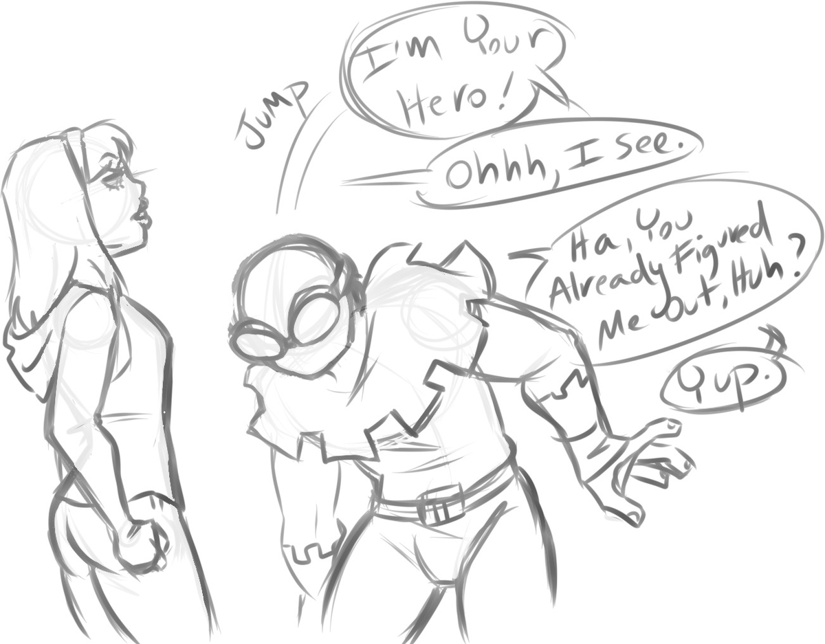 Gwen sees Morty in his "Spidey Suit" for the first time. 
#marvel #BrooklynHeroesComic 