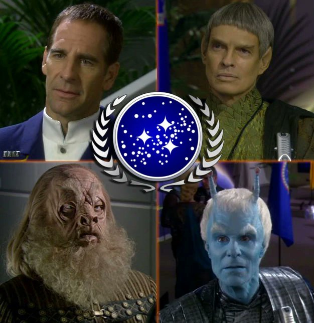 Starfleet_2161's tweet photo. The four founding species of the Federation (clockwise from top left): Humans, Vulcans, Andorians, and Tellarites
#StarTrek #UnitedFederationOfPlanets #UFP #Humans #Vulcans #Andorians #Tellarites #Federation #StarfleetCommand #Starfleet #Trekkie https://t.co/AgEOVEwIgK