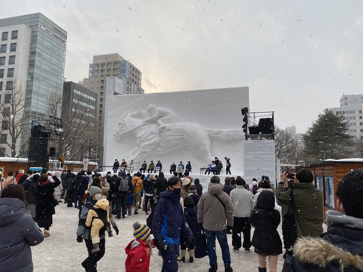 KuruPorn's tweet photo. さっぽろ雪まつり⛄️ https://t.co/Y7S8NroUhD