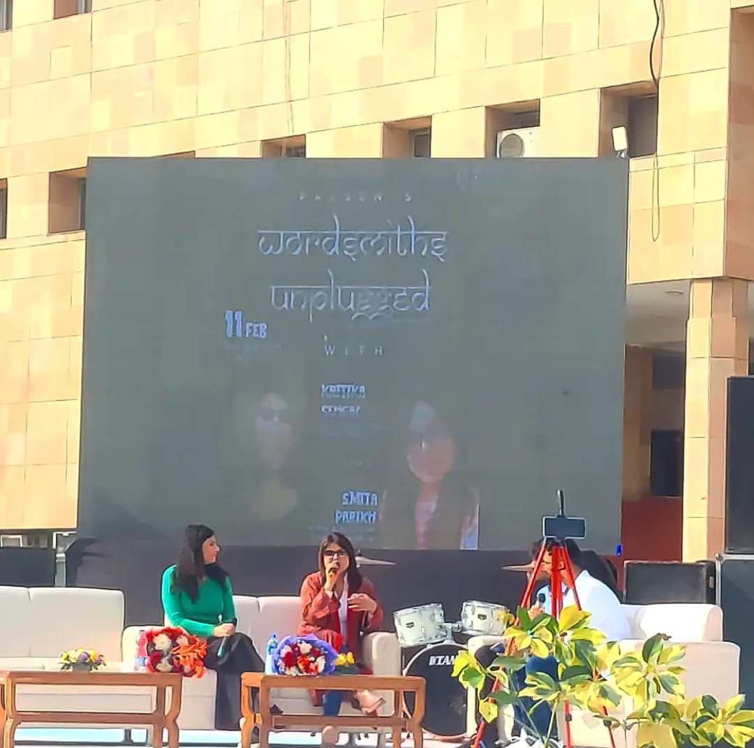 We live to dream and we dream to achieve. It was such an amazing session where our Festival Director, Smita Parikh and Lit-O-Fest Author Kritika Sehgal spoke on dreams, aspirations, goals, and ambitions and interacted with young minds at <a href="/DTU_Official/">DTU</a> today ✨