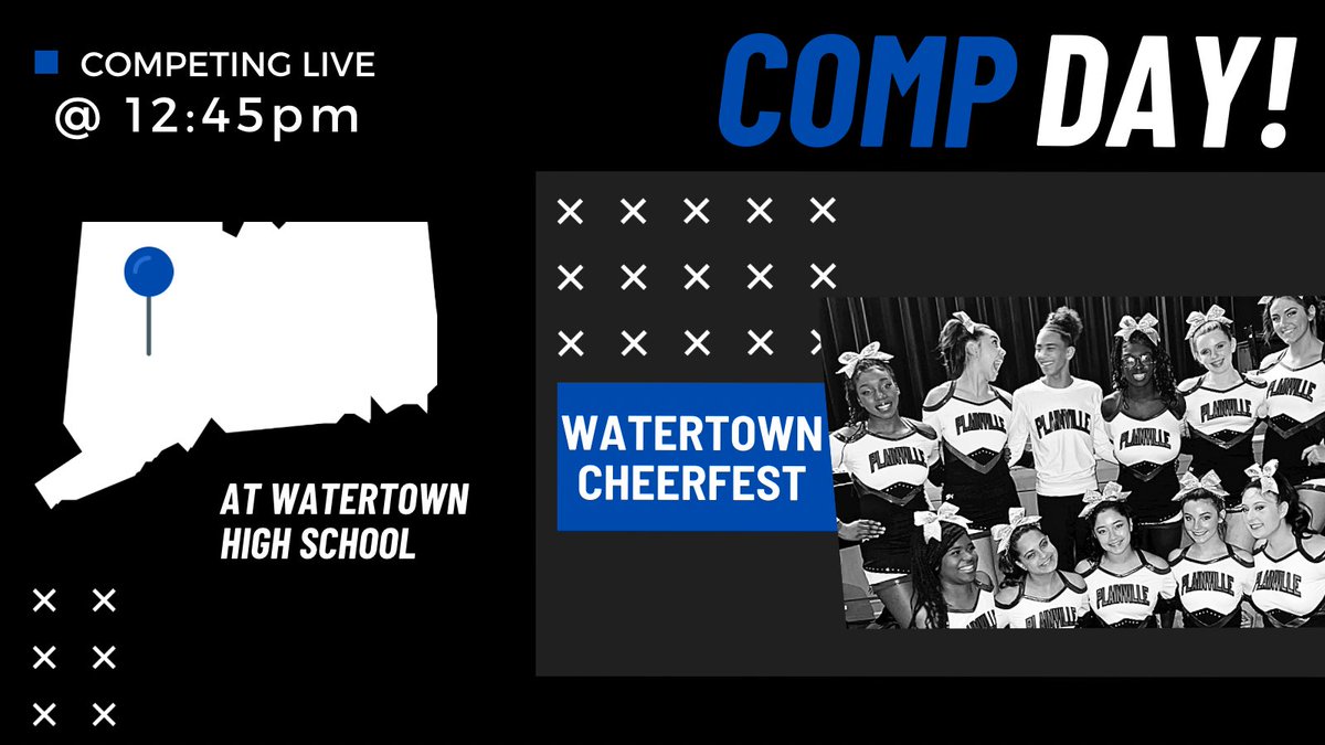 IsabellaDonhue's tweet photo. ✨Competition TODAY! 

💙 @PLVBlueDevils takes the mat at the Watertown High School Cheerfest Competition at 12:45pm

🎟️ Purchase tickets at the door or

👀 Watch live @ https://t.co/70WWaNkkbD

#ALLin #FearTheFork #WYKATF https://t.co/NIOr9rqOYs
