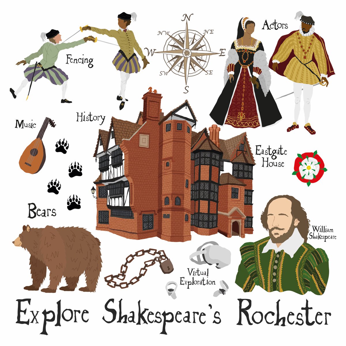 Are you free Tuesday?
Head down to the Historic Rochester and see live performances, hear some Tudor music and learn about bears in Rochester!

#designedbyesther #medway #rochester @archaeobears @EastgateHouse @creativemedway @VisitKent