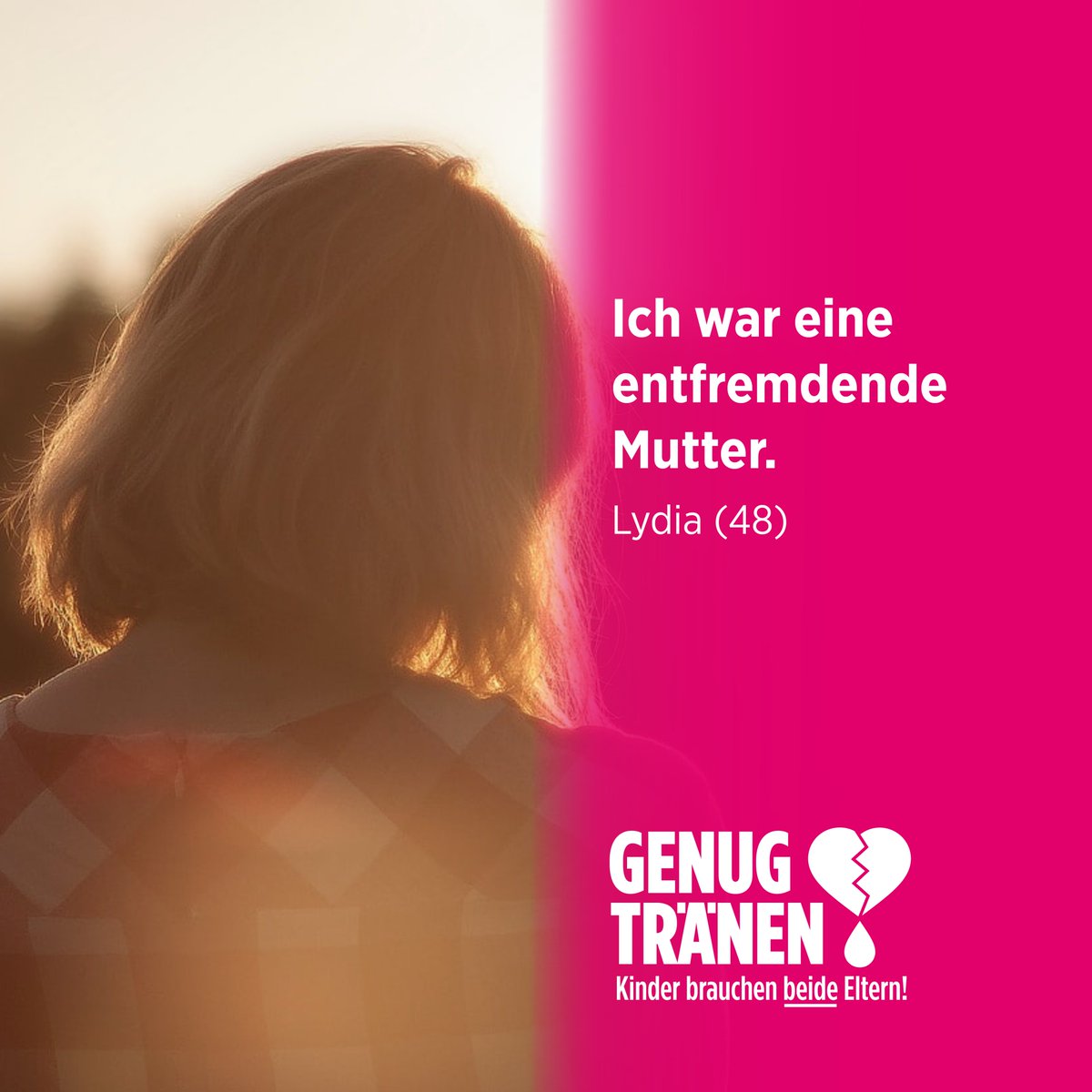 GenugTraenen's tweet photo. Wie ist es, von Eltern-Kind-Entfremdung betroffen zu sein? Wie fühlt es sich an, entfremdet worden zu sein oder auch selbst zu entfremden? Hier kommen diejenigen zu Wort, die es selbst erlebt, selbst gefühlt haben. Sie geben uns einen Einblick in ihre Erfahrungen und Gefühle ... https://t.co/GlscauC0TW