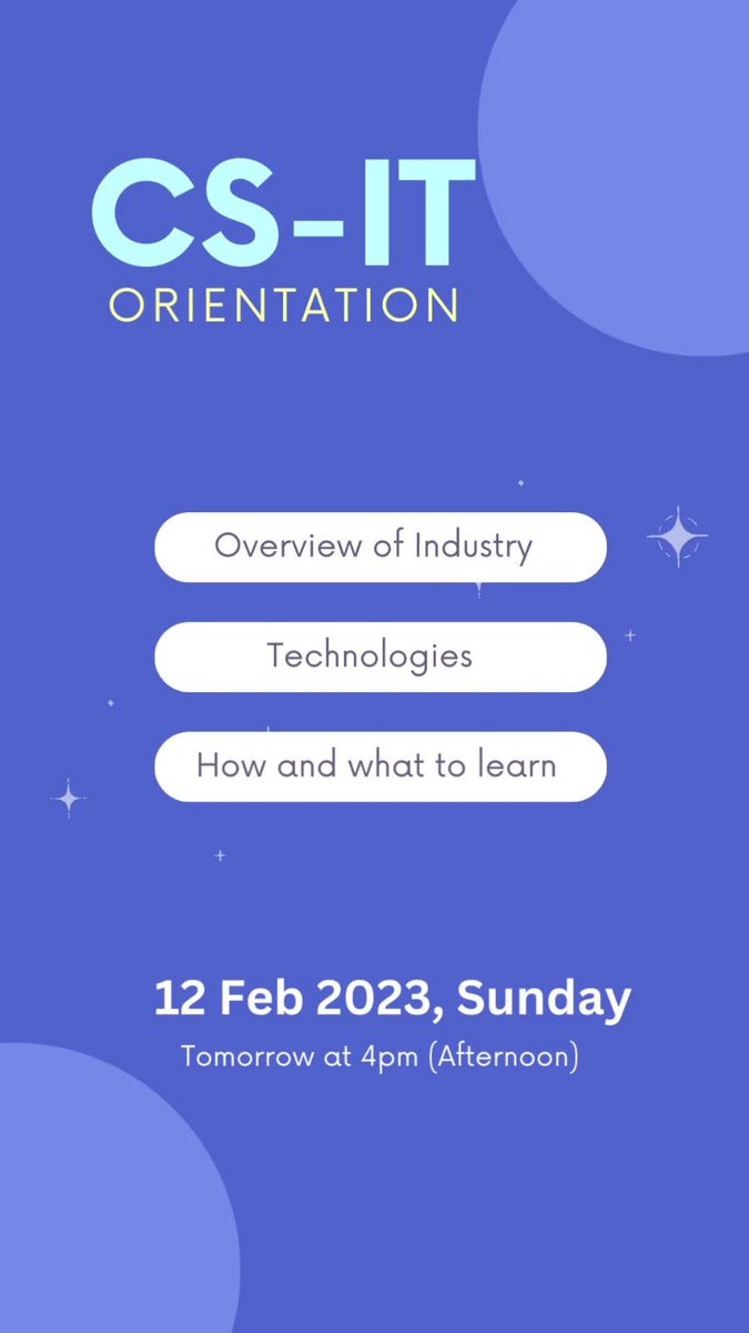 HarshThakkar971's tweet photo. Super Excited for tomorrow's Virtual Event by One and Only Tech Club of out college @BitstobytesGec introducing various Tech Domains to newbies and welcoming them to the Tech World  🥳🚀 https://t.co/0y3OAjqUyV
