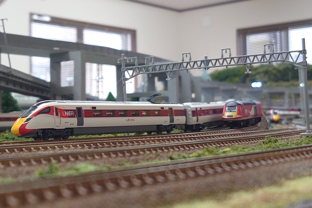 khk_800's tweet image. #TwitterModelTrainShow

Class 800だらけ
