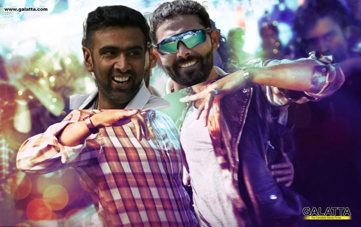 s_badrinath's tweet photo. Rettai Kathire @ashwinravi99 @imjadeja 😁👏

#INDvAUS https://t.co/ho4CHSCv4T