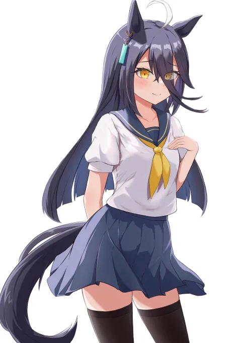 セーラー服#ウマ娘 #マンハッタンカフェ 