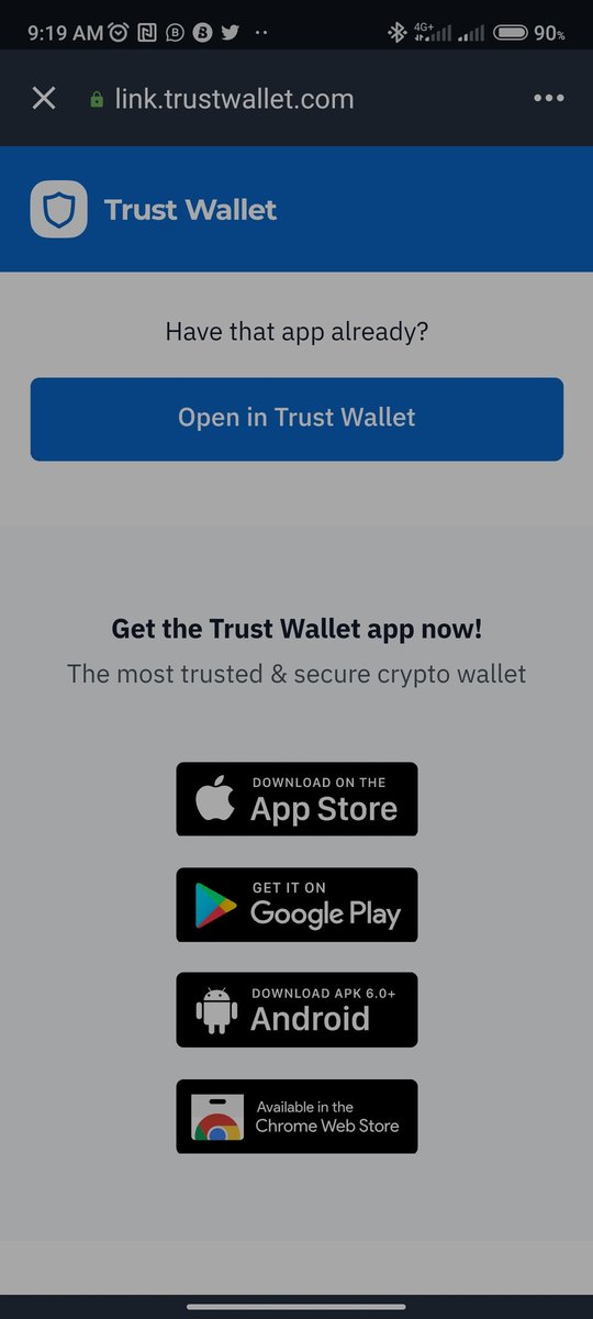 cryptodailyone's tweet photo. @babydoge Connecting of wallet on @BabyDogeSwap  is not working on Trust Wallet https://t.co/jZpw9Ae9PB