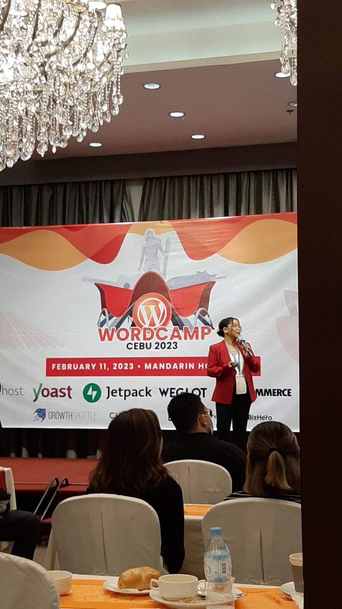 leanlailacaba's tweet photo. @WPCebu speech is done. @WordCampAsia speech next! ❤️ https://t.co/N41HS7AnwG