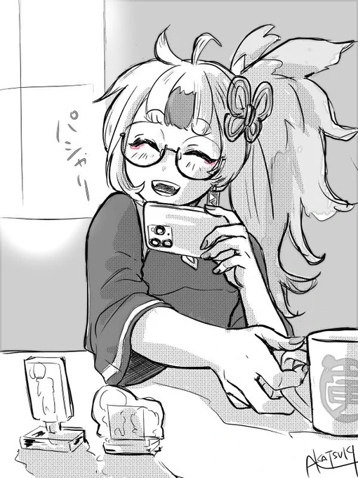 可愛い(撮っちゃお)のラクガキ
#ちん絵 