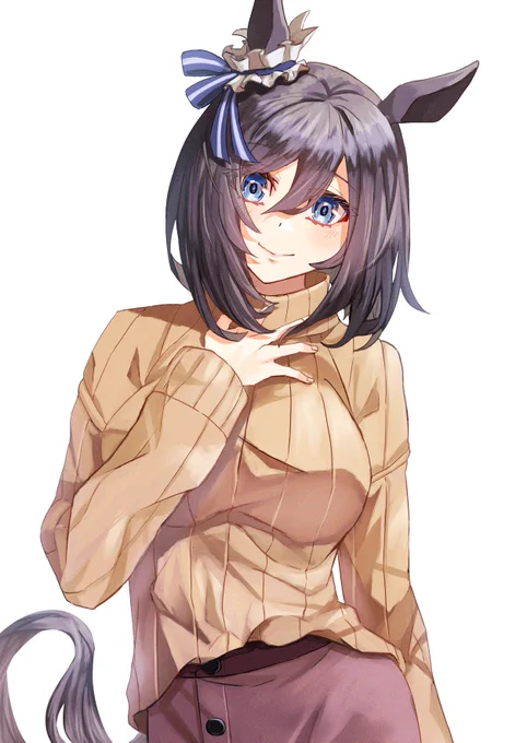 縦セタ描きたかった#エイシンフラッシュ #ウマ娘 