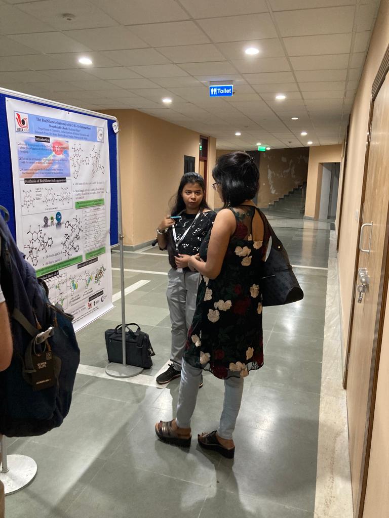 Poster session at #ICMGSC2023, beautifully organised by @RoySocChem and @MainTvm. Many thanks for the interactions and suggestions during the session @Coles_lab @RivardGroupUofA @Moumita_CHEM