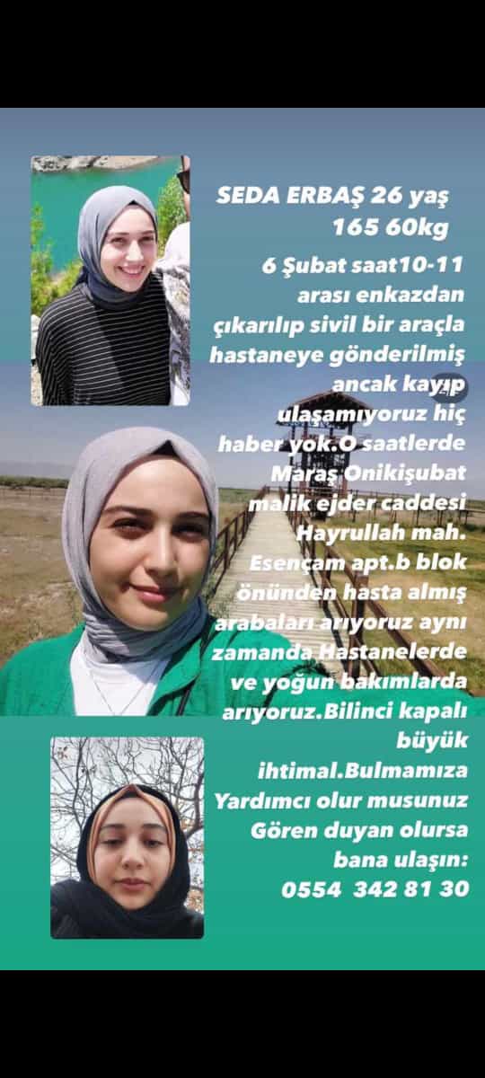 Hâlâ bulunamadı arkadaşımız sen yardım et Allahım hepimize...