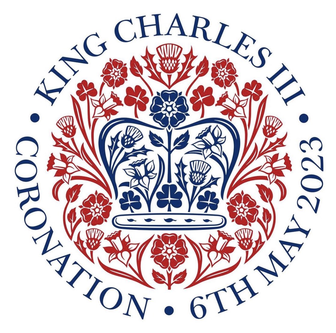 GLecointe's tweet photo. 🇬🇧👑 Le palais de Buckingham vient de dévoilé l’emblème du couronnement du roi Charles III le 6 mai prochain. ⁦⁦@RoyalFamily⁩ https://t.co/aWaLs4vAGd
