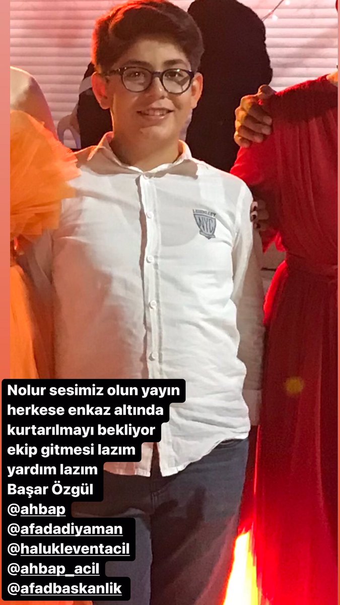 <a href="/YuruGunese/">Haydi Kalk Ayağa</a> Yenimahalle 2638.sokak umut kent ADIYAMAN MERKEZ Başar için hala umudumuz varken, madenci abilerimiz enkaza gönderilmeli.