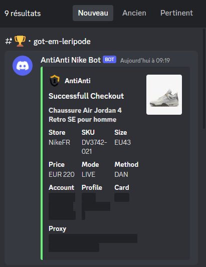 CG : <a href="/WixNotify/">WixNotify</a> 
PROXIES : <a href="/BeastSubnet/">Beast Subnet</a> 
BOT : <a href="/AAShoppingBot/">AntiAntiBot</a>