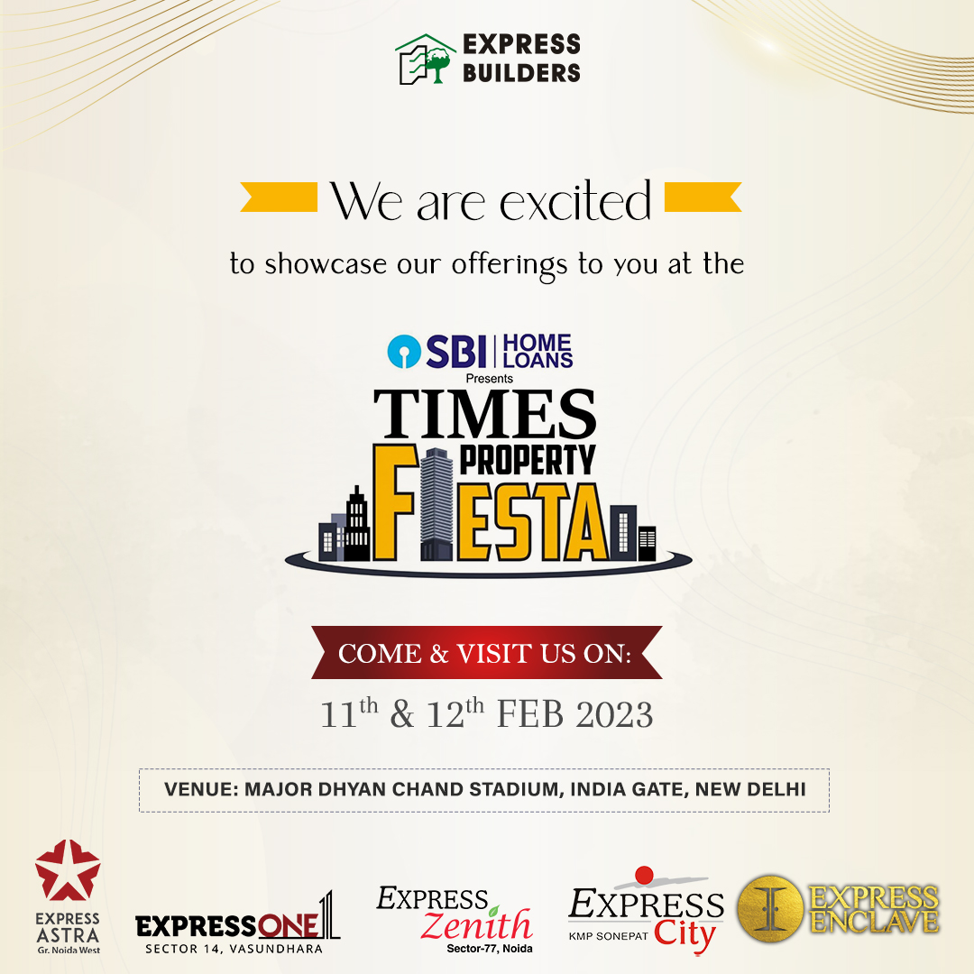 ExpressBuildrs's tweet photo. We are participating at the Times Property Fiesta 2023 to showcase our offerings. Come &amp; visit us on 11th &amp; 12 Feb. 
#ExpressBuilders #TimesPropertyFiesta2023 https://t.co/WuB4FheHdI