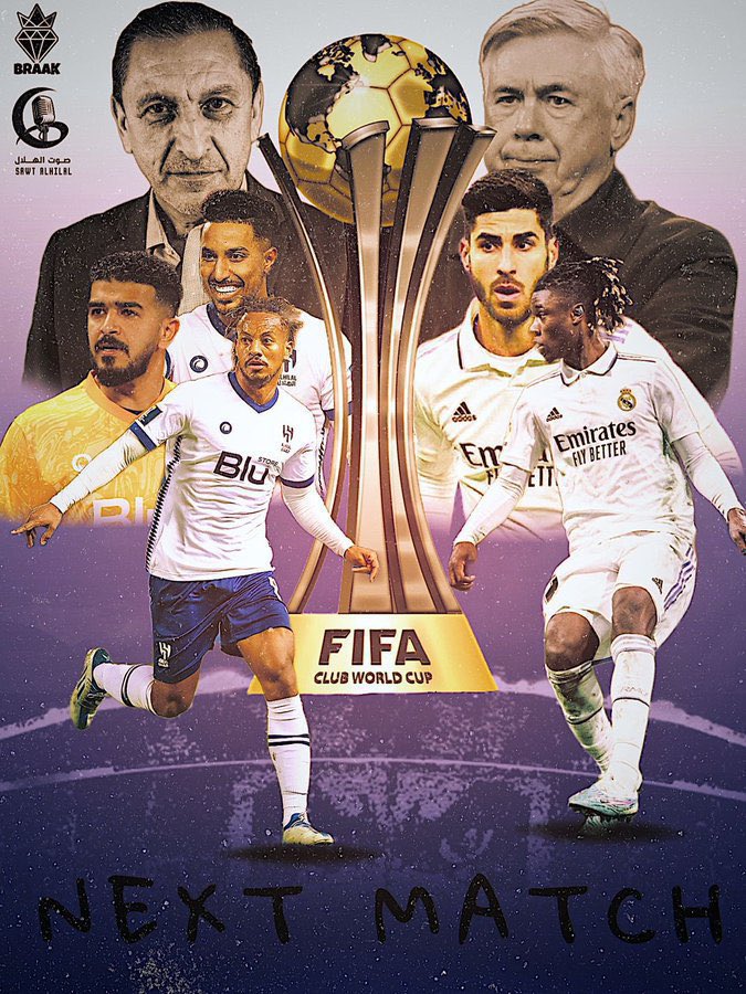 spc_99's tweet photo. عزيزي الهلالي تذكر أنه مهما كانت النتيجة اليوم فإن نجوم ريال مدريد سيقفون في ممر شرفي لتحية نجوم الهلال..
💙الهلال عز وفخر💙 #نهايي_كاس_العالم_الانديه https://t.co/71ZkPQQImK