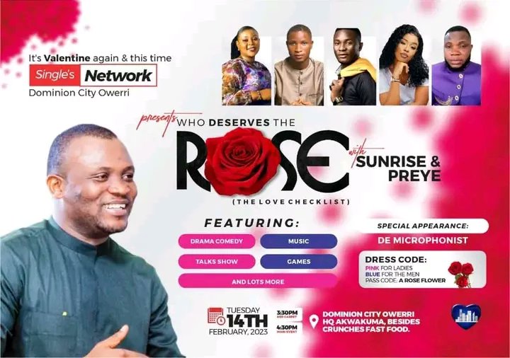 dcowerrihq's tweet image. 2 meetings that will reshape you this season.✔️

Don&apos;t miss it :
🔹Singles network - Who deserves the rose - 3.30pm, 14th February 2023
🔹Couples classic - Talk am as e be - 3.00pm - 12th February 2023 

#LoveAndRelationship 
#ValentinesDay2023
