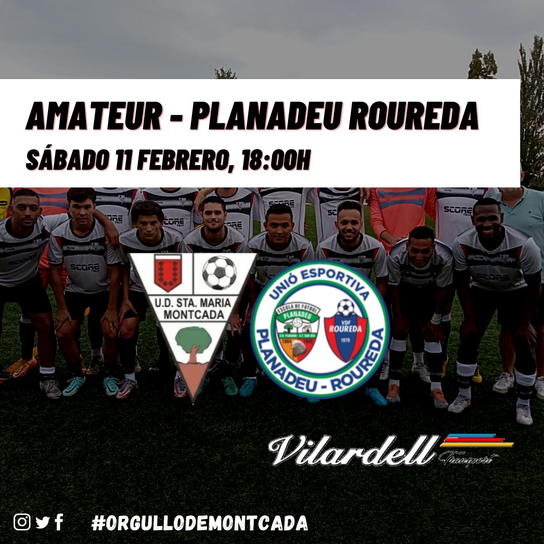 🚛 Transports Vilardell patrocina nuestro partidazo de hoy en La Ferrería. 

#orgullodeMontcada