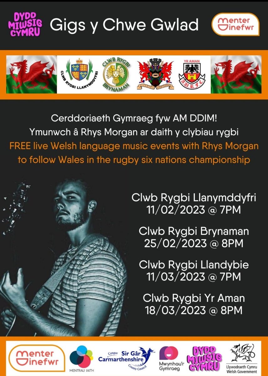 llandoveryrfc's tweet photo. 🚨GAME DAY/DIWRNOD Y GÊM🚨
@IndigoPrem
🆚@PontypriddRFC
📍Church Bank/Banc Yr Eglwys
⌚13:00ko
Cymru v Yr Alban 16.45ko Sgrin Fawr #TeamWyn
Adloniant gan Rhys Morgan ar ol 🎸
Un Clwb, Un Dre, Un Cymuned!
🔴⚪🟢
#YmlaenyPorthmyn #Thisisrugby #LoveClubRugby https://t.co/tz5yEygZmI