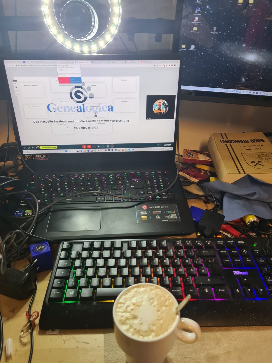 Werbwolf's tweet photo. Bereit für die #genealogica2023 :) Auf viele interessante Vorträge und Unterhaltungen https://t.co/Y4spgxBVma