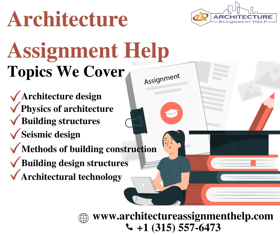 ArchitectureAs5's tweet image. Every student can get Architecture Assignment Help on our site. Overcoming difficulties along the way becomes a bit easier when you have the support of professional experts. Our experts are always there for the students.
#architectureassignmenthelp #architectureassignmenthelper