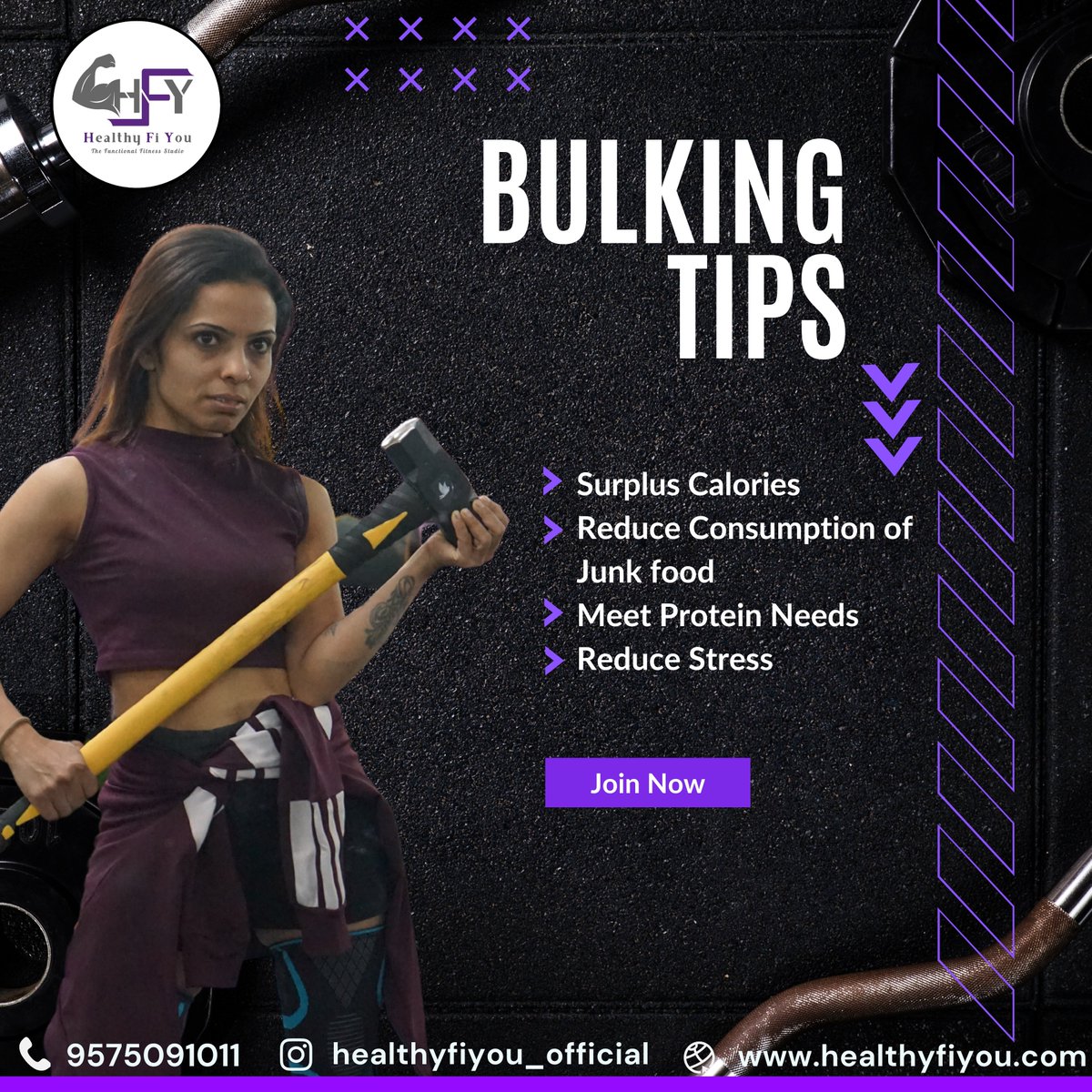 HealthyfiYou's tweet photo. Fitness Tips for Bulking Up Faster.......
#healthyfiu #healthyfiyou #healthyfi #healthy #healthyyou #poojatotala #pooja #aurangabad #aurangabadkar #fitness #studio #fitnessstudio #yoga #cardio #workout #crossfit #cross #crossfits #maharashtra https://t.co/COdQ4fNMUV
