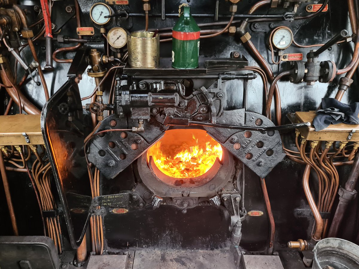 Good morning from Swanage!

It's the first day of our 2023 season and 34070 'Manston' is slowly warming for the day ahead!

It's also Open Weekend; come along and see behind the scenes in our signalboxes, Goods Shed and learn about how our railway runs.

swanagerailway.co.uk