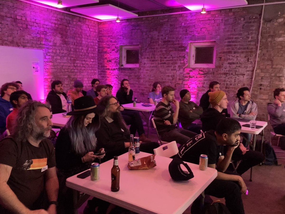 Mappletons's tweet photo. Another great future of coding meetup on the books. Such good people and good vibes. Excited to do many more of these. 

Lots of demos of products, prototypes, and tiny side projects. Kindly hosted by @nwspk. https://t.co/MrvvNiXnOt
