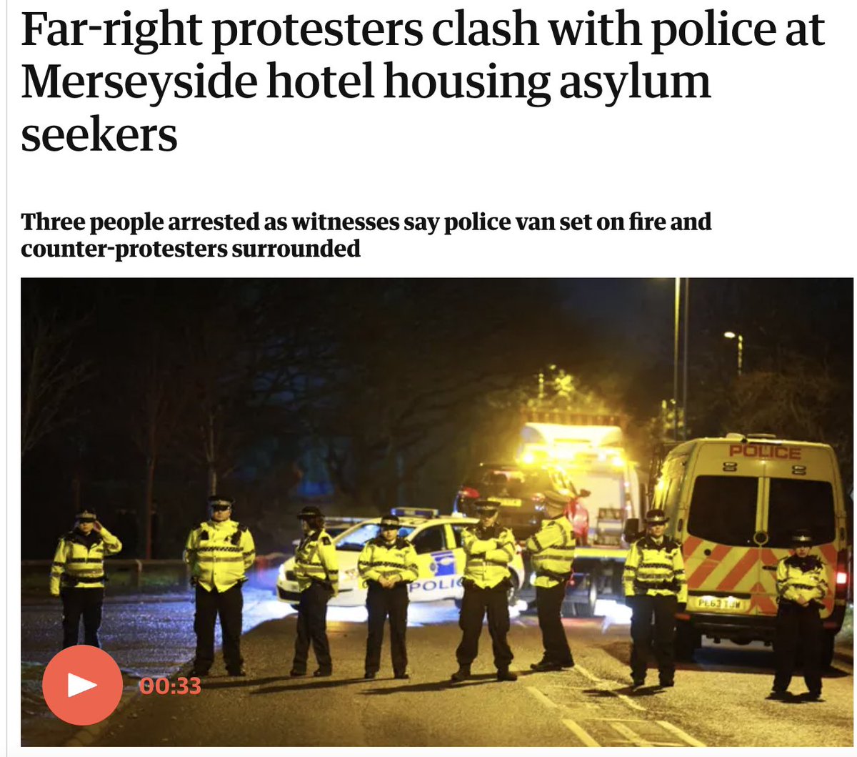 MartinDaubney's tweet image. In 2023 it's "far right" to object to a 25-year-old asylum seeker preying on a 15-year-old girl -  that's what precipitated last night's unrest in Knowsley

Working class communities are sick of having liberal problems dumped on them. It isn't "far right" to object!