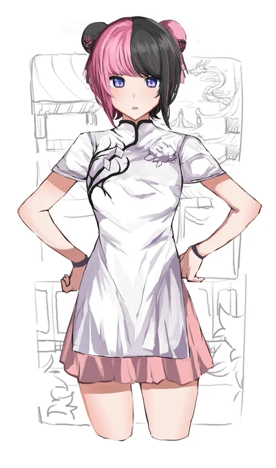 ミニスカチャイナ服なの 