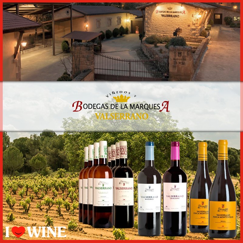 ILOVEWINE_es's tweet photo. .#BodegasdelaMarquesa posee viñedos muy viejos, que garantizan la alta calidad de sus excepcionales vinos reconocidos por todo el mundo tras años de excepcional trayectoria.

Compra sus vinos aquí 👉 https://t.co/v66W9nz53i

#Valserrano #WineLovers #ILOVEWINE #EnvioGratis https://t.co/tZbxYMZjjp