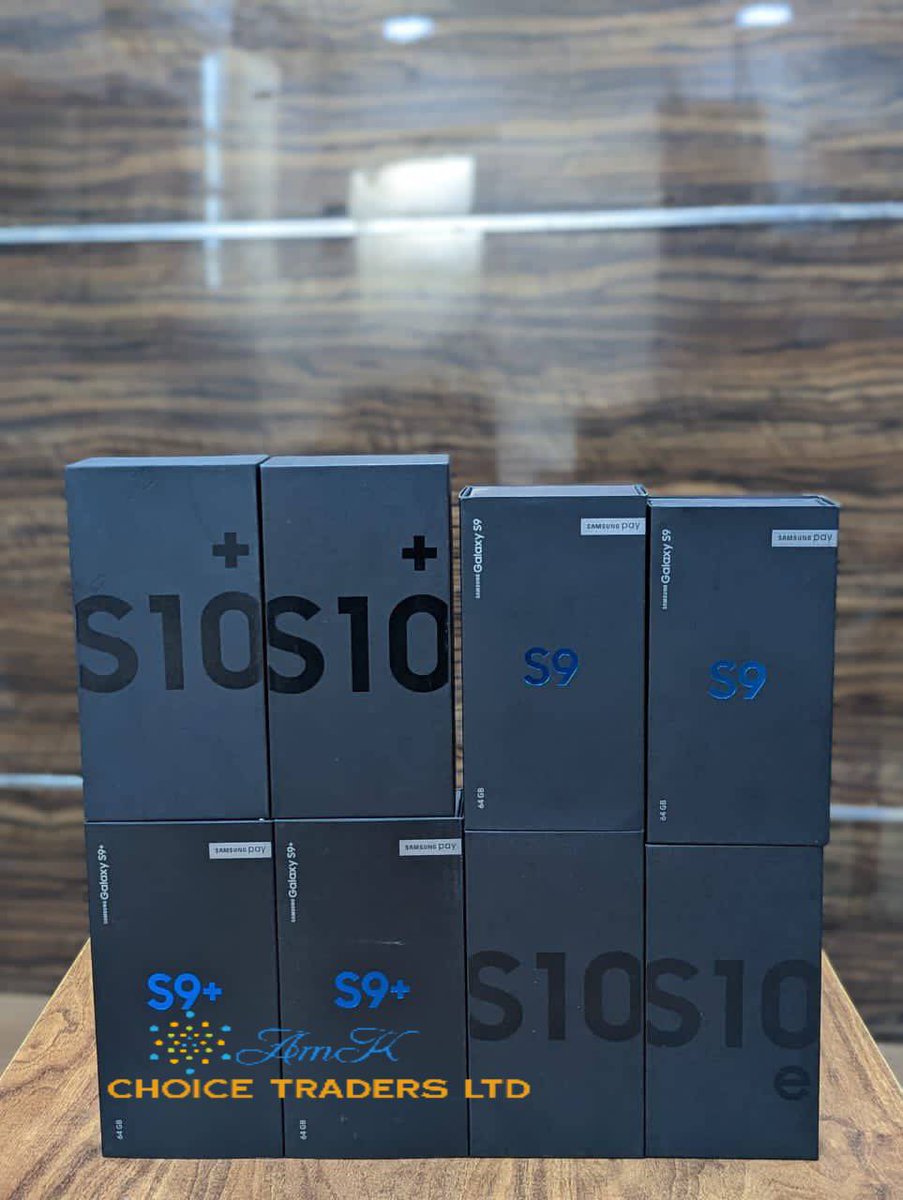 amkchoice's tweet photo. Samsung 
S10 - 1,200,00
S10+ - 1,100,000
S9 - 800,000
S0+ - 980,000ugx https://t.co/QBZcT1wSRg