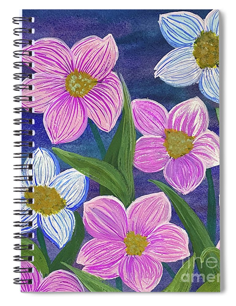 Pink and Blue Flower Notebook with bright flowers perfect for those dreaming of spring.

2-lisa-neuman.pixels.com/featured/pink-…

#watercolor #princetonbrushes #buyintoart #artprints #artforsale #ayearforart #flowers #journal #notebook #buyartnotcandy #SpringIsComing