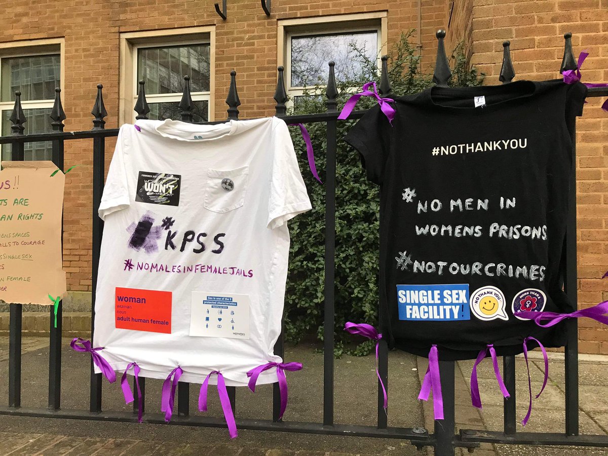 Rugby #NoMenInWomensPrisons #NotOurCrimes #PurpleRibbons #CourageCallsToCourage @Rugbyobserver @markpawsey @philipseccombe @rugbyadv @bbcmtd We are flooding social media to raise awareness about the shocking situation that many countries are putting violent men in womens prisons