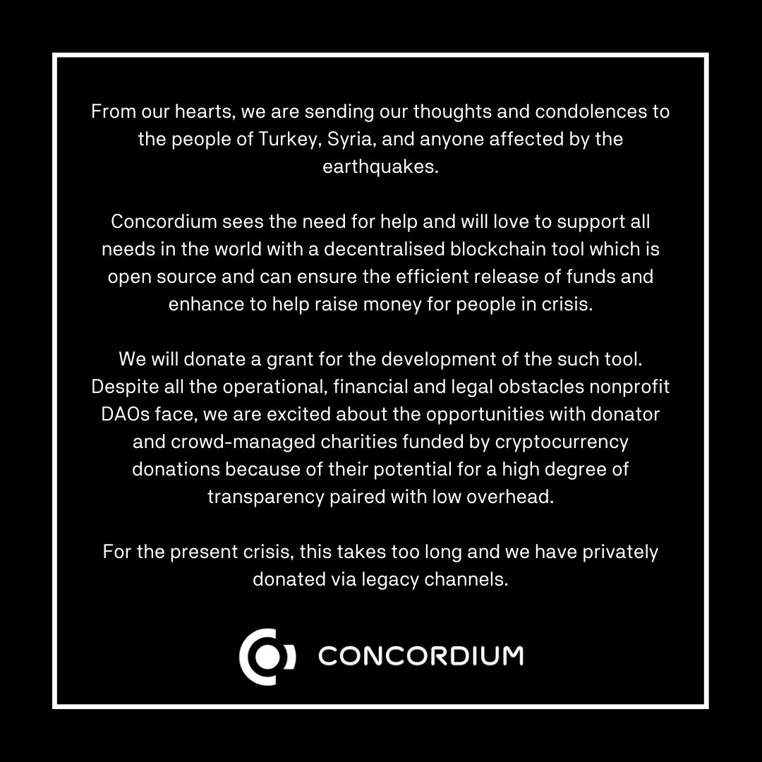 Concordium tweet media