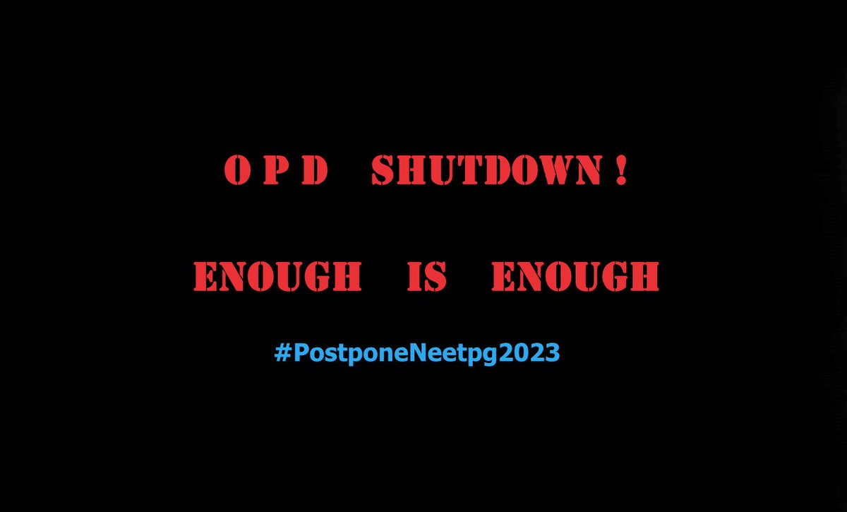 Indian__doctor's tweet photo. Dear @IMAIndiaOrg !!
Lakh of #NEETPG2023 candidates were believing on your letter that,You will always lead against this injustice !
Requesting ,
Kindly start a big Protest
सरकार चुप रहने से कमजोर समझने लगी है
इससे नये बच्चों पर गलत प्रभाव पड़ रहा
#medTwitter #postponeneetpg2023 https://t.co/erbZb7TRzk