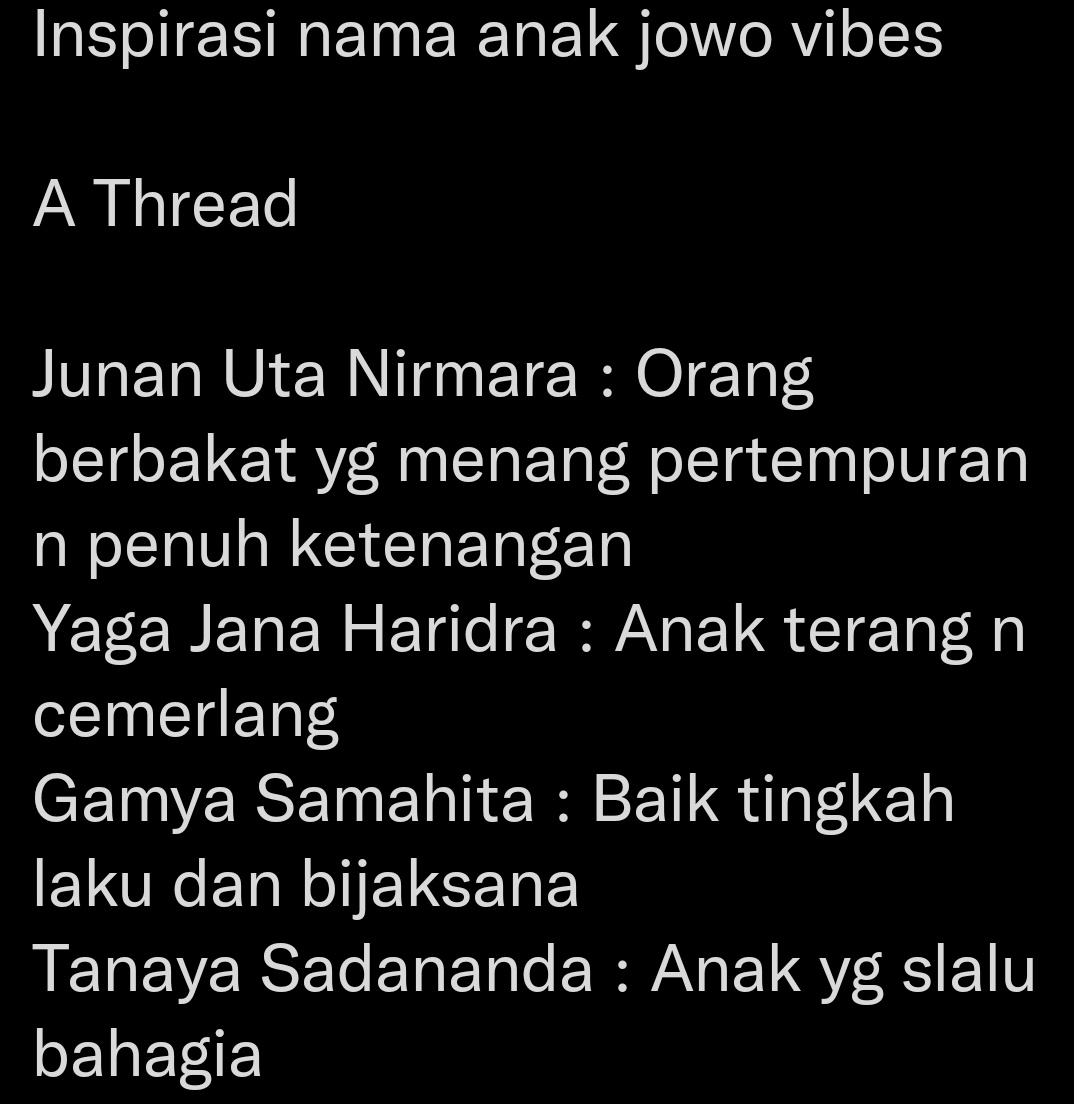 EsukotoEnthu's tweet photo. @tanyarlfes Bingung sendiri mau pake yg mana, selalu suka sm nama2 lokal sanskerta/jowo vibes https://t.co/wsRKZYtLky