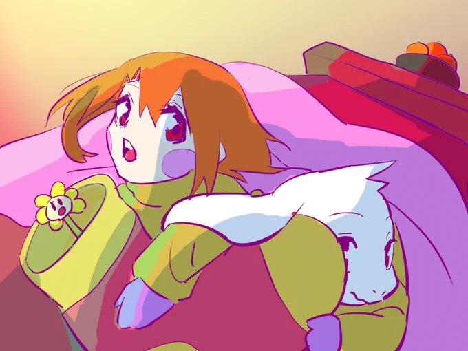 #undertale 昔の絵柄もめっちゃ好きなんだよねーもう一度見直してみてもいいかもしれない 