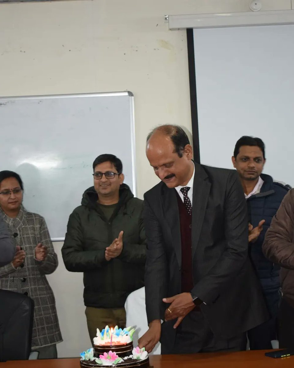 NIT_Uttarakhand's tweet photo. Celebrating the Hon'ble Director Prof. Lalit Kumar Awasthi's one year at NIT Uttarakhand https://t.co/3YbVGeIB4N