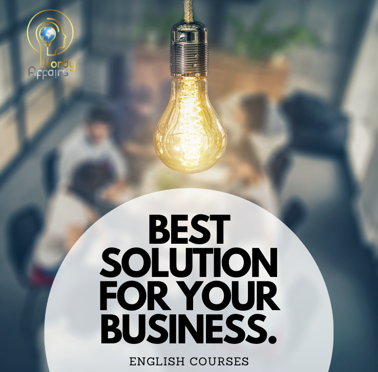 AffairsWordy's tweet photo. Are you looking for a solution to take your business to the next level? 
Look no further! With our experts on hand and teachers revving to go, we have all it takes to help kick-start your English learning journey today.
Link in bio for more information. 
#wordyaffairs #learning https://t.co/MZi1yIP9mv
