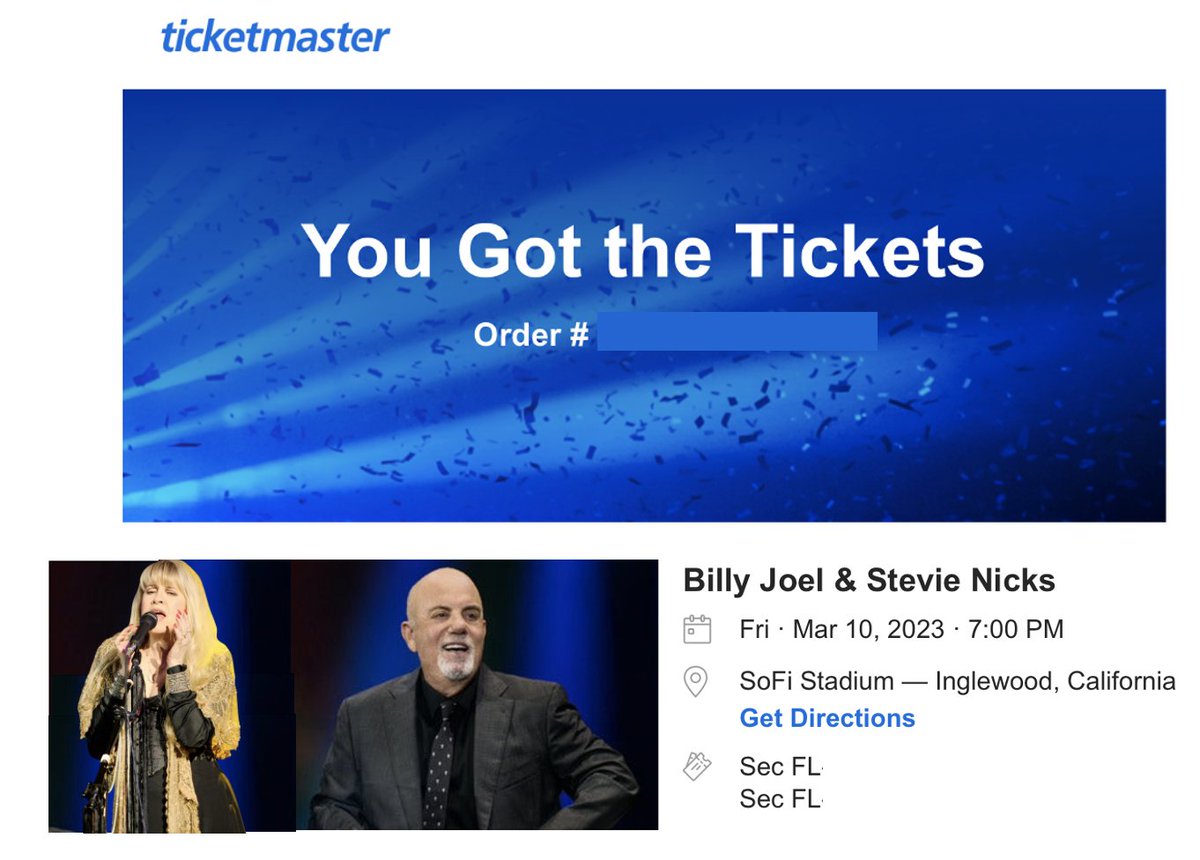 Concert_People's tweet photo. got tickets to @StevieNicks & @BillyJoel at @SoFiStadium and this was the automated email response photo... 😑 here, @Ticketmaster, we've fixed it for you!!
#ConcertPeople #BillyANDStevieInConcert #OneMonthFromToday 🎙🎹💃🎼 https://t.co/2VluewTk4Y